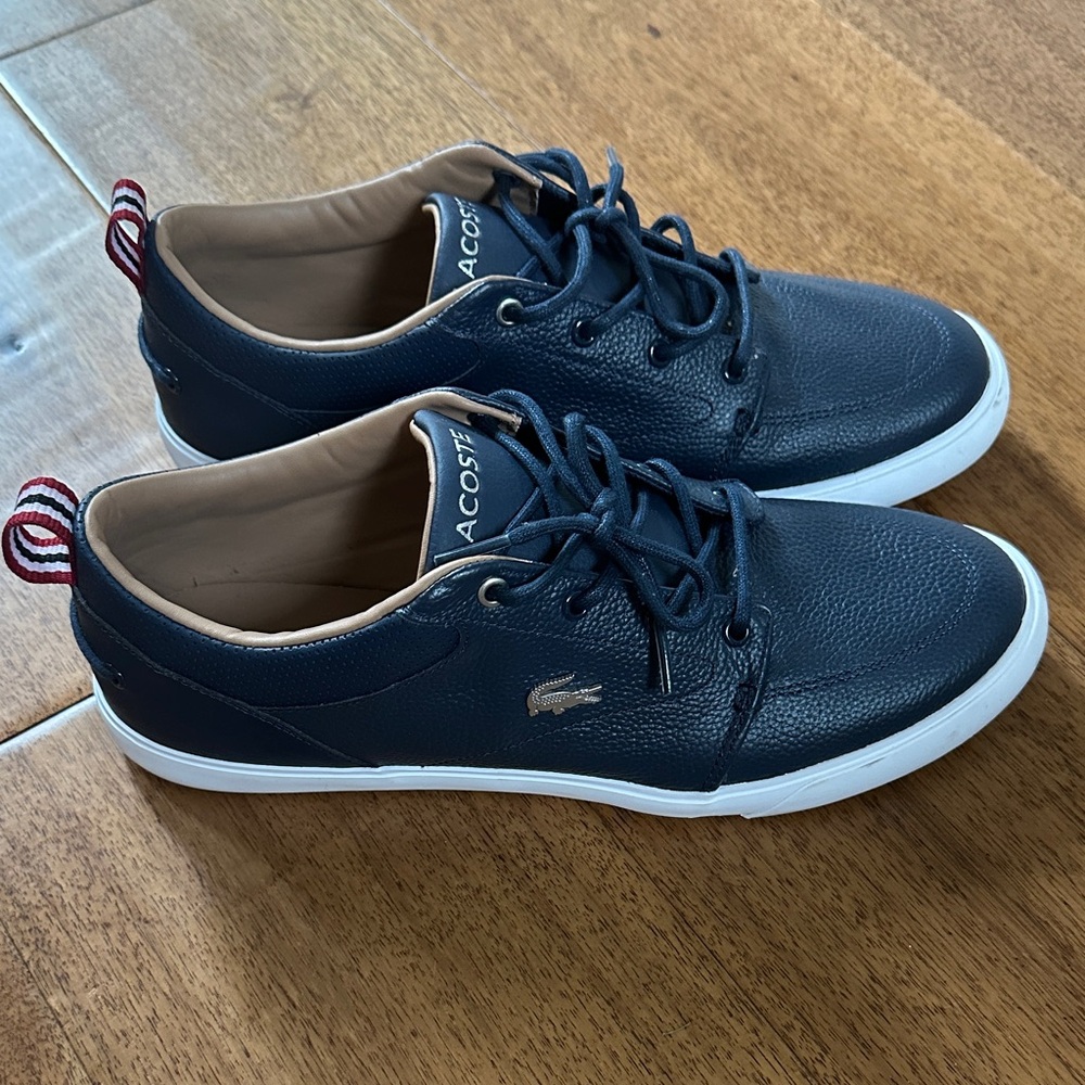 Lacoste Men's Bayliss 119 1 U Sneakers in Navy US 10 UK 9